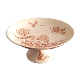 Longwy earthenware compotier