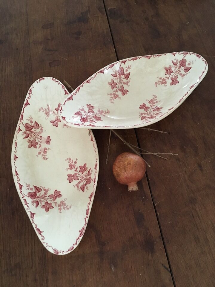 Two ravires iron earth U&C Digoin Sarreguemines