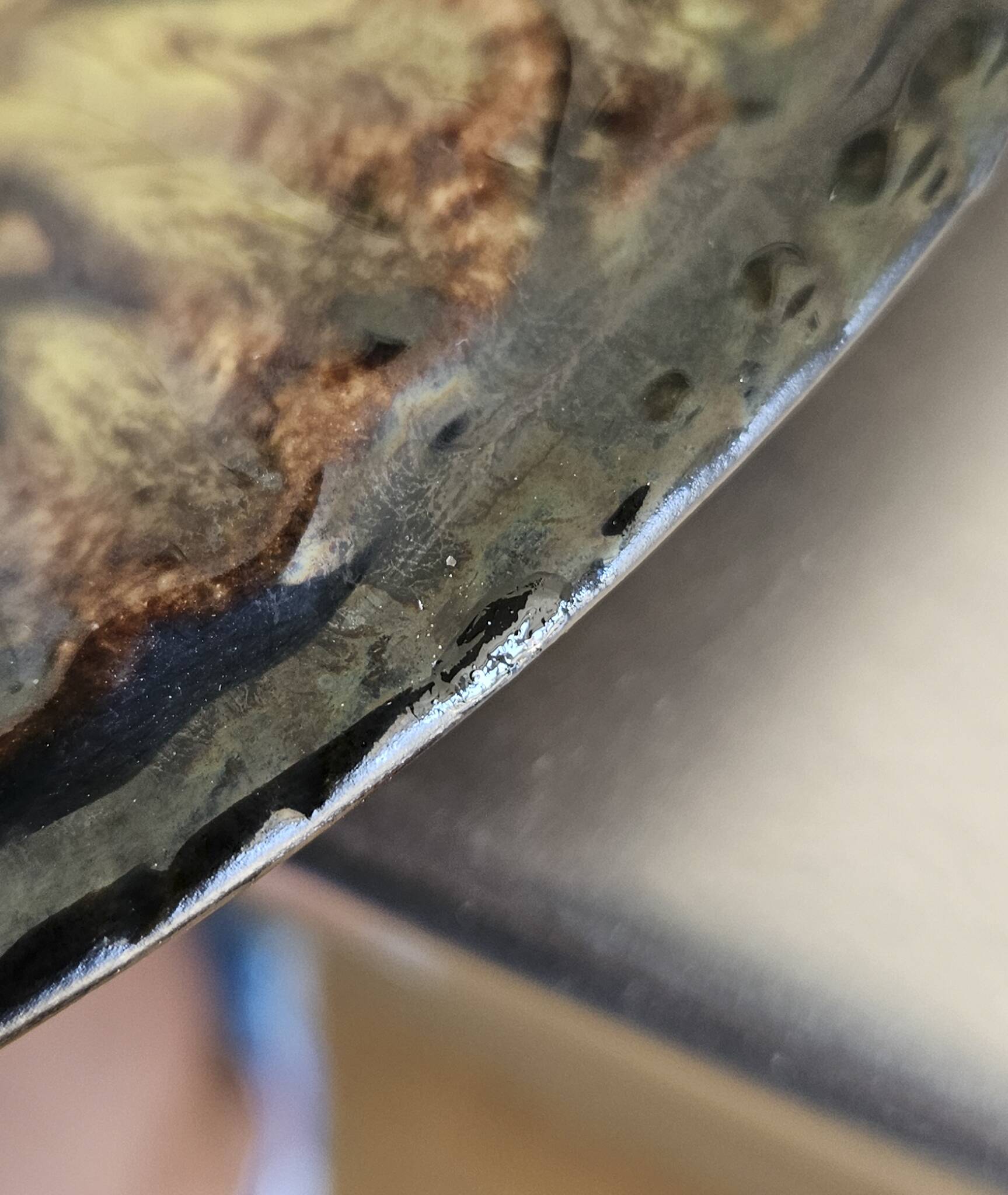 7 assiettes à huitres, vintage Vallauris Marius Giuge.