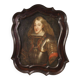 Antique Spanish portrait from the 17th century, Charles II of Spain