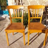 pair of caned chairs, Stella brand