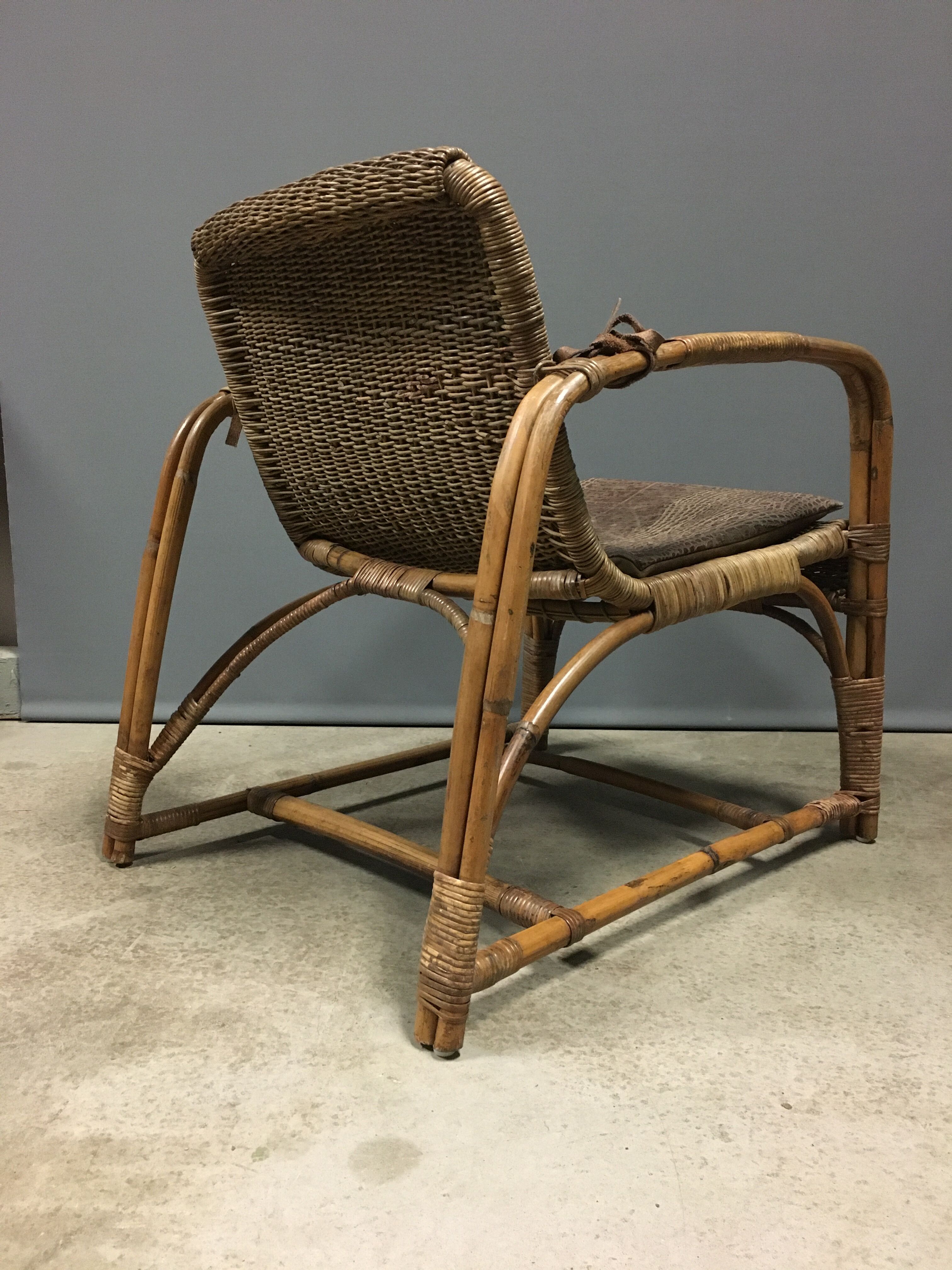 Rare Erich Dieckmann lounge chair 1930.