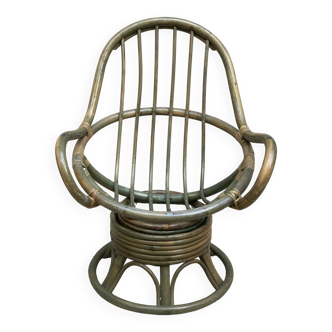 Rattan armchair from the 60s