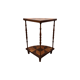Table d'angle vintage française à étagères, années 1960