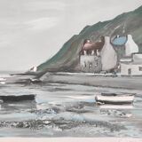 Côte de Bretagne - hand-signed lithograph - Georges Laporte