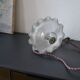 Prismatic glass Holophane pendant light circa 1950
