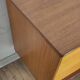 Scandinavian teak and metal sideboard