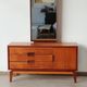 Restored vintage teak hairdresser from the 1960s.