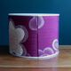 Vintage kimono silk lampshade
