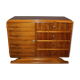 Commode d'époque art déco en noyer vers 1930