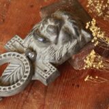 Lion door knocker