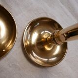 Set of 2 brass candle holders