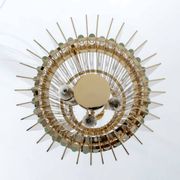 Romani Saccati for Gucci Brass Crystal Murano Pendant by Studio Design