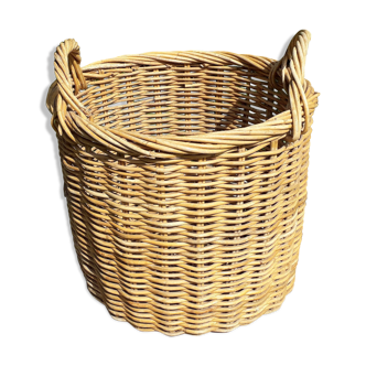 Panière en rotin