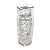 Vintage water pitcher in hammered moulded glass 25cm