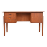 Mid-Century Danish Teak Desk, 1960s.