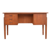 Bureau en teck danois du milieu du siècle, années 1960.
