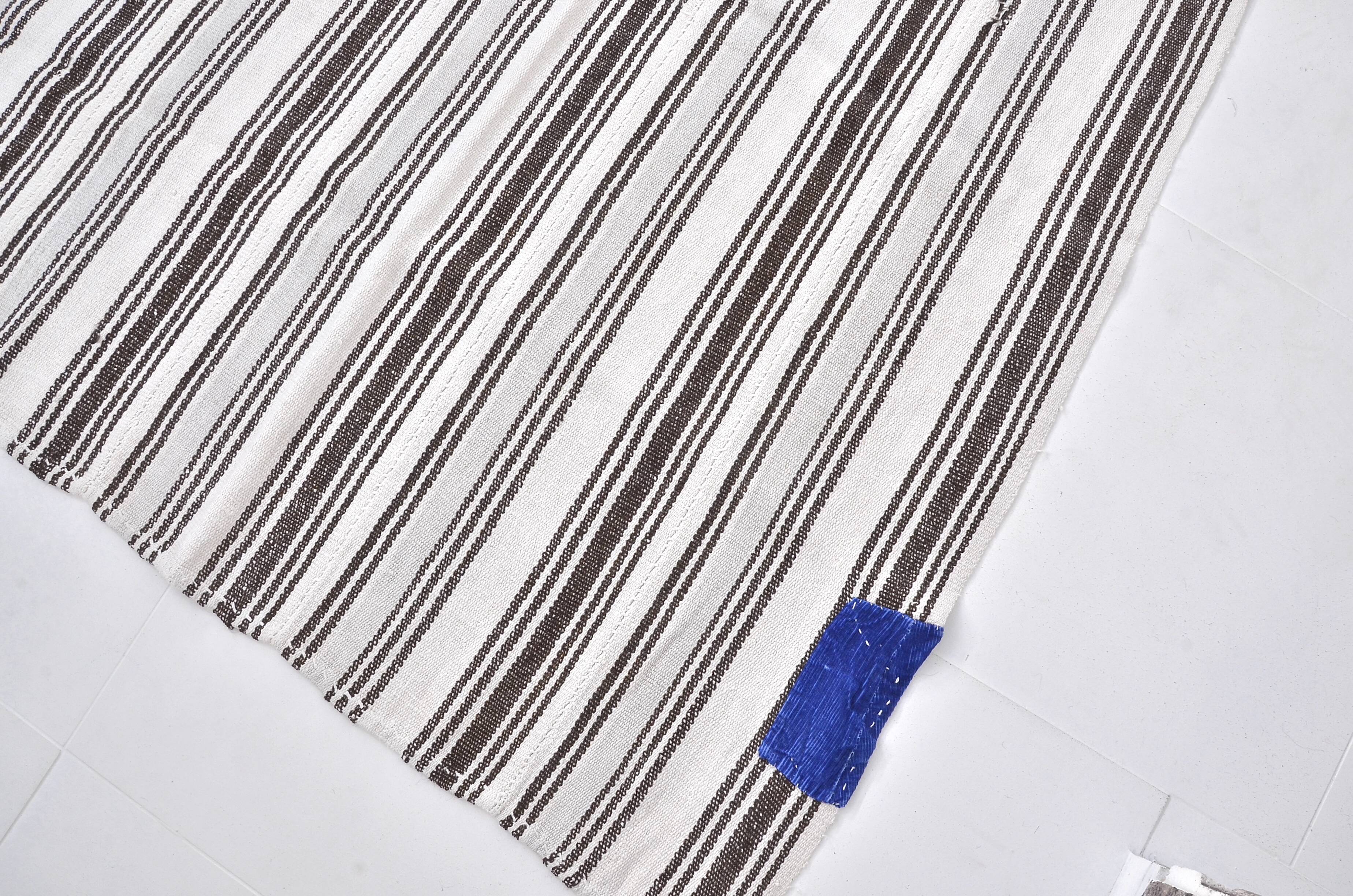 Vintage Handwoven Hemp Kilim Sku 3657