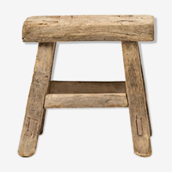 Tabouret en bois ancien