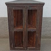 Old wooden corner cabinet