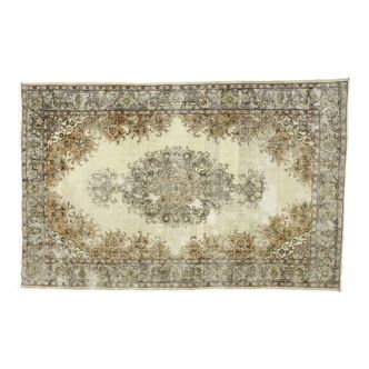 Tapis vintage anatolien fait main 262 cm x 180 cm