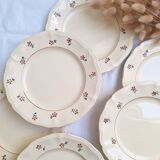 Dessert or starter plates Digoin Sarreguemines