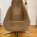 Velvet bucket chair - Mod'plastia