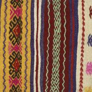 Area kilim rug ,vintage wool turkish handknotted kilim, 164 cmx 69 cm rug