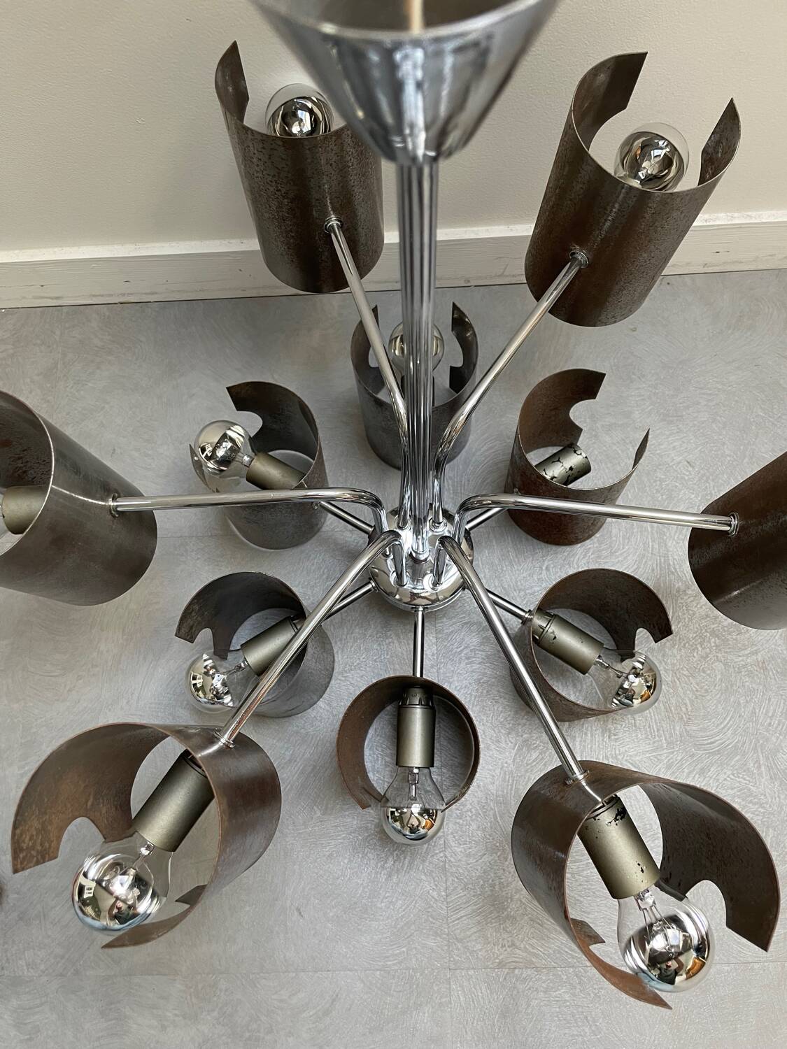 Lustre Vintage à Tubes design 1979