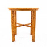 Art Deco side table, mid-20th century, birch
