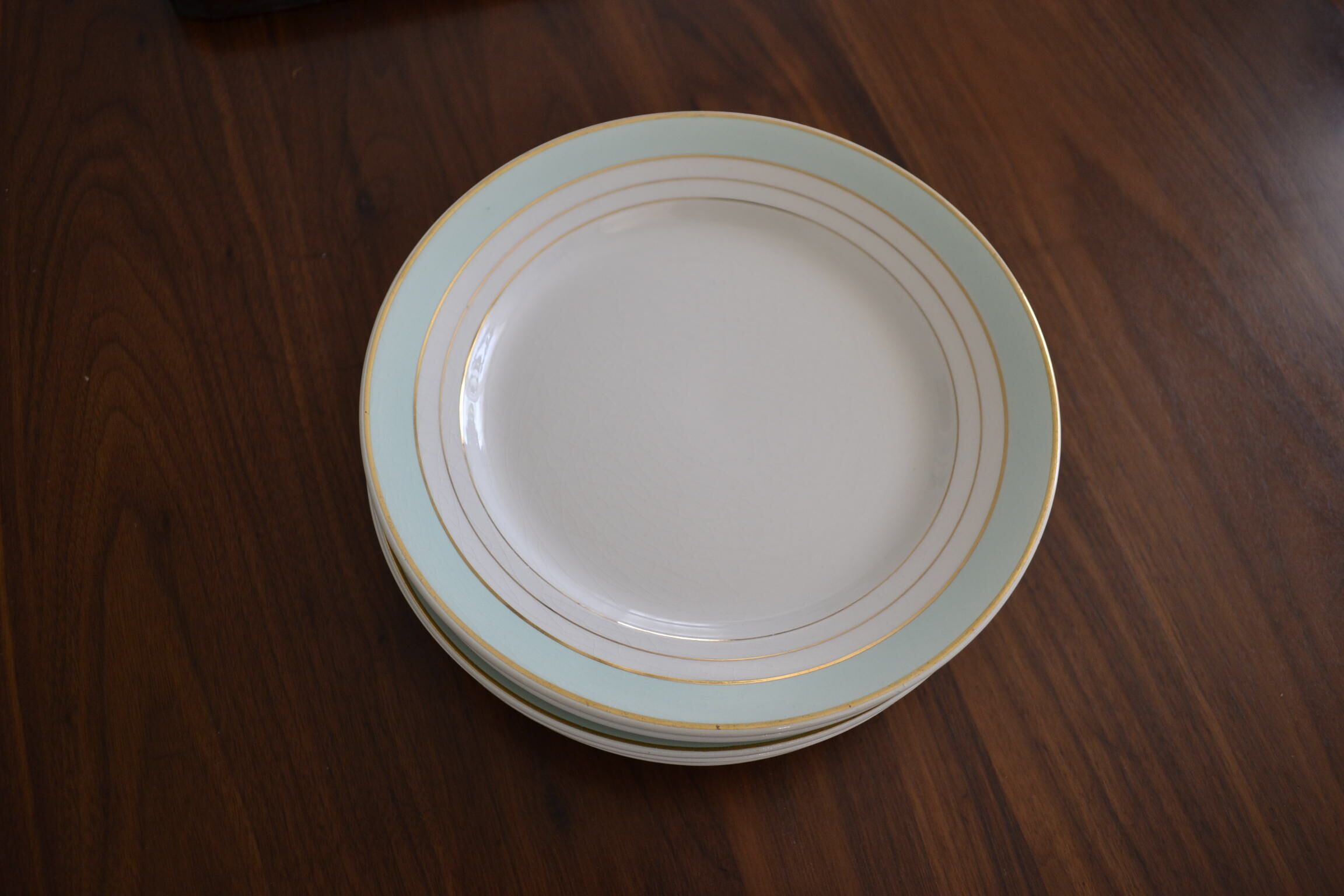 Assiettes Luneville modèle Régence