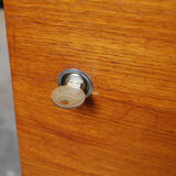 Teak table-machine desk by Pierre Guariche for Meurop