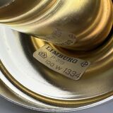 60s 70s ceiling lamp hanging lamp by Glashütte Limburg Germany Space Age