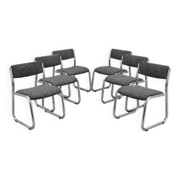 Set of six chairs, Italian design, 1980s, production: Italy