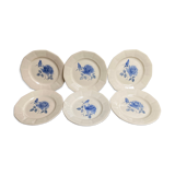 6 plates Digoin Sarreguemines