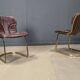 Chaises de salle à manger vintage par Cidue, ensemble de 6, années 1970.