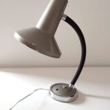 70s flexible enamel and chrome lamp
