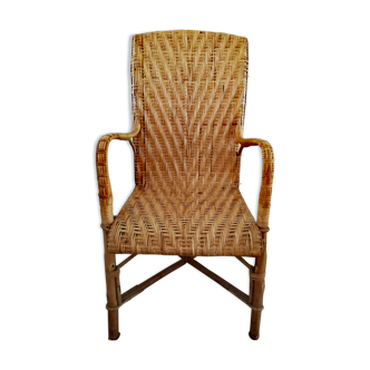Rattan armchair
