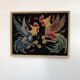 Tapestry vintage cockfight canvas