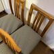 Lot de 4 chaises vintage bois