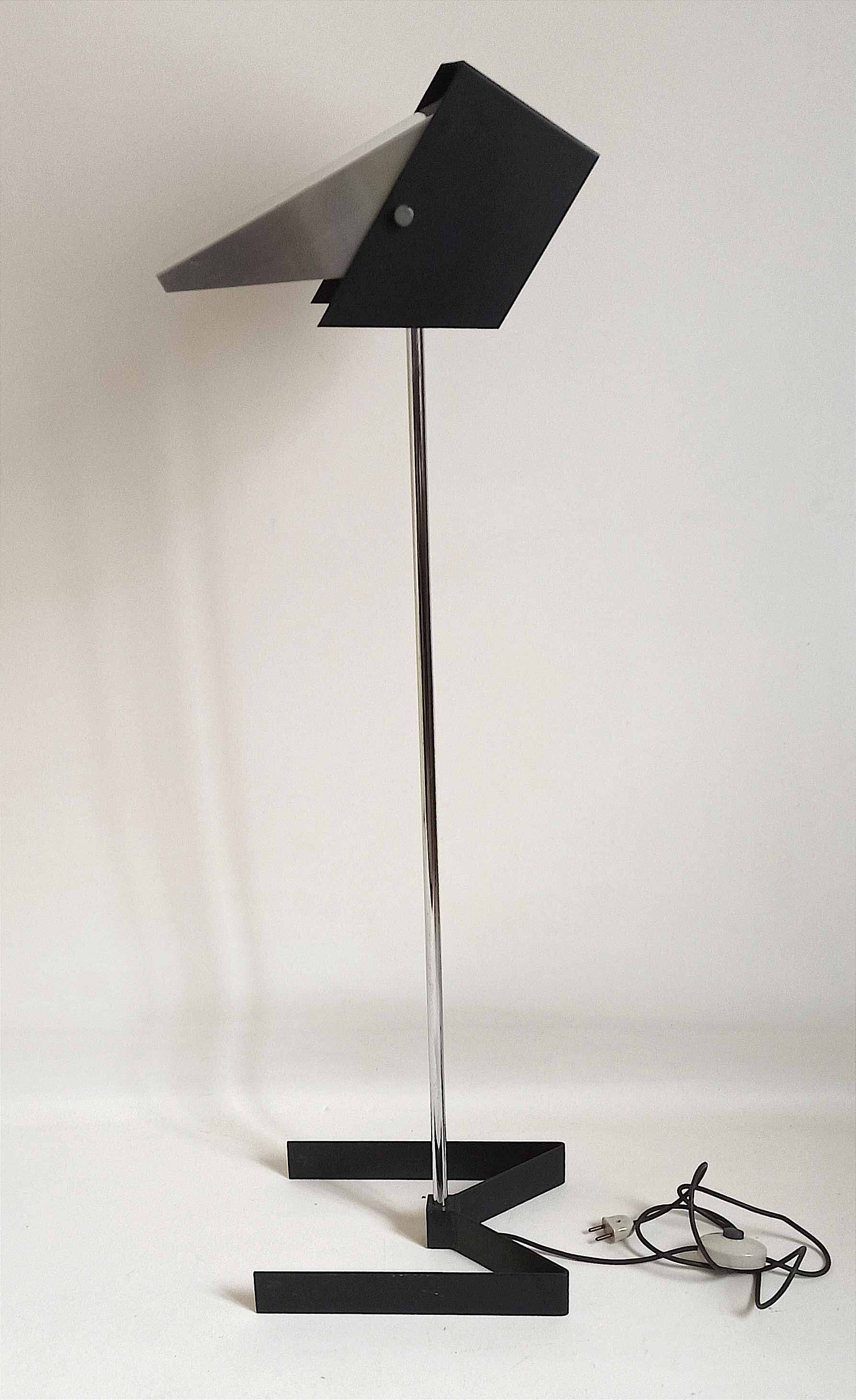 Lyfa adjustable floor lamp from the 60s, height 116.5 cm