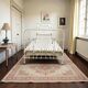 Vintage French cast iron bed: headboard and footboard frame