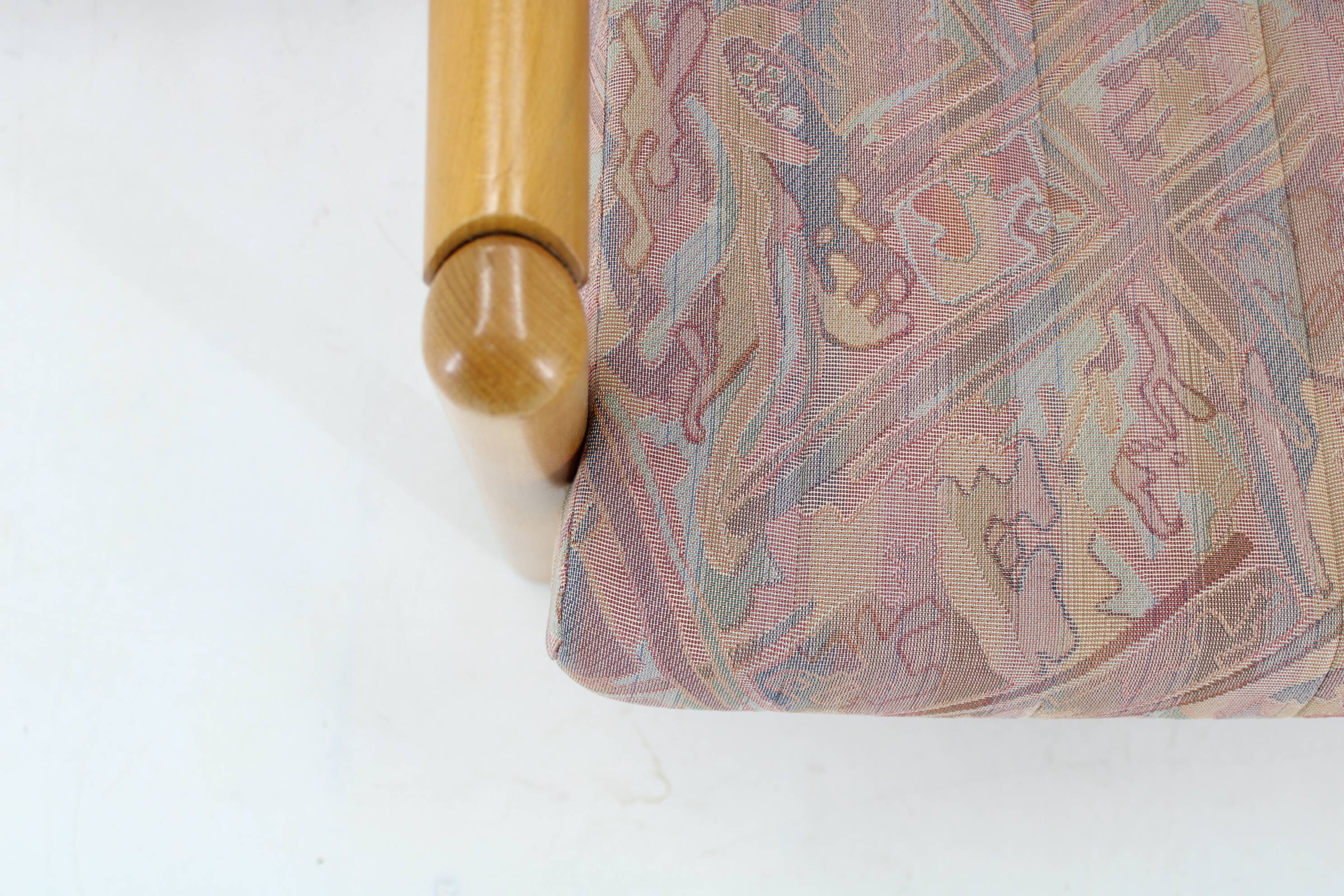 1970s Pair of Beech Armchairs and Coffee Table  by TON, Czechoslovakia