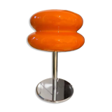 Orange Bauhaus style table lamp