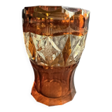Amber Crystal Vase – Bohemia
