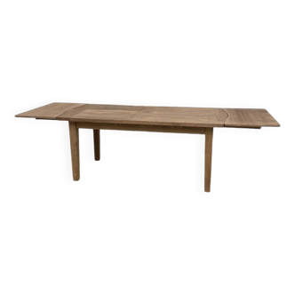 Oak farmhouse table 270 cm with extensions