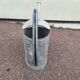 Zinc watering can + pommel - german