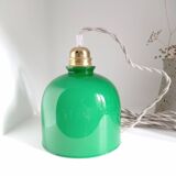 Vintage green opaline pendant light