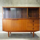Enfilade haute scandinave en teck années 60