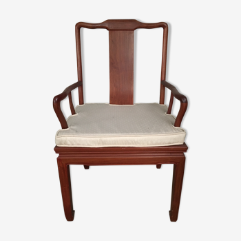 Fauteuil colonial chinois